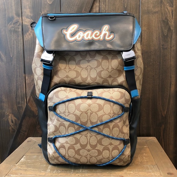 Coach Bags Nwt Authentic Coach Signature Terrain Backpack Poshmark